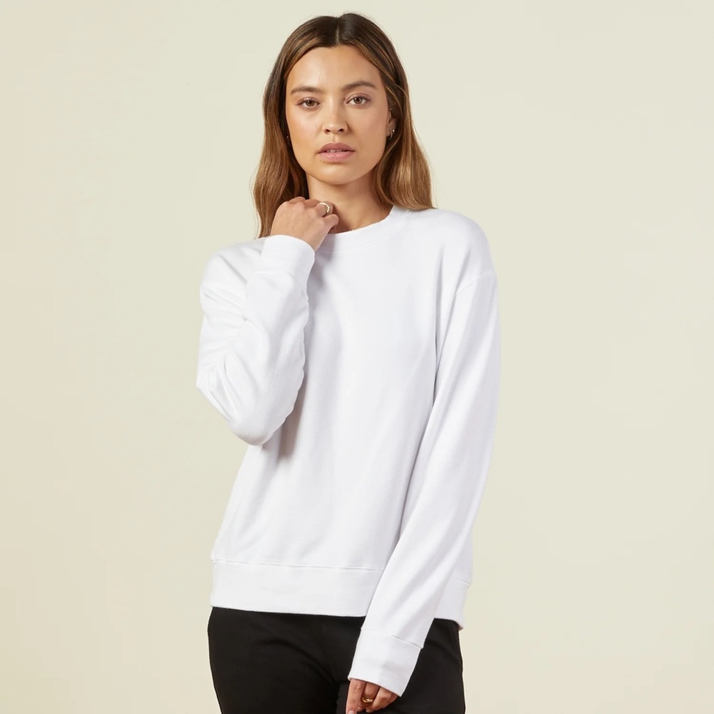Monrow Supersoft Fleece Boyfriend Sweatshirt